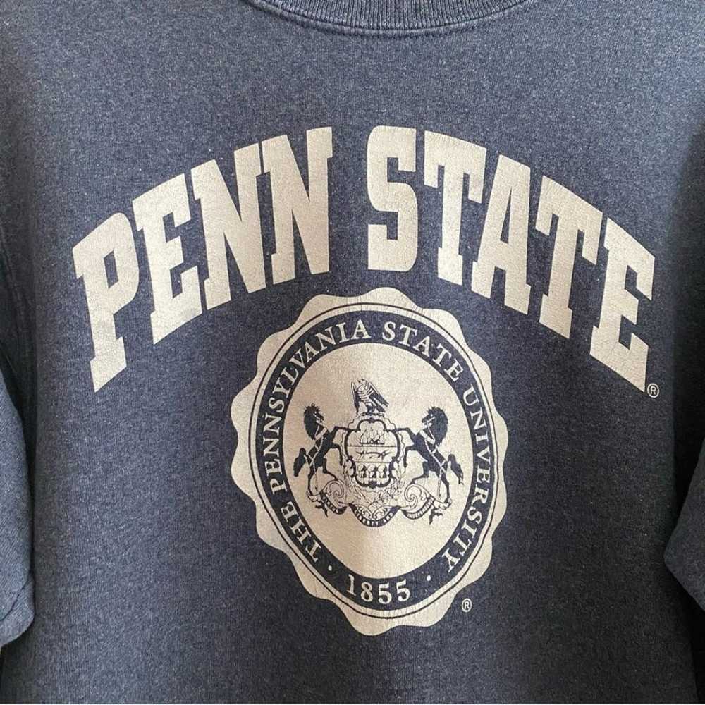 Vintage Penn State University Blue Crewneck Sweat… - image 7