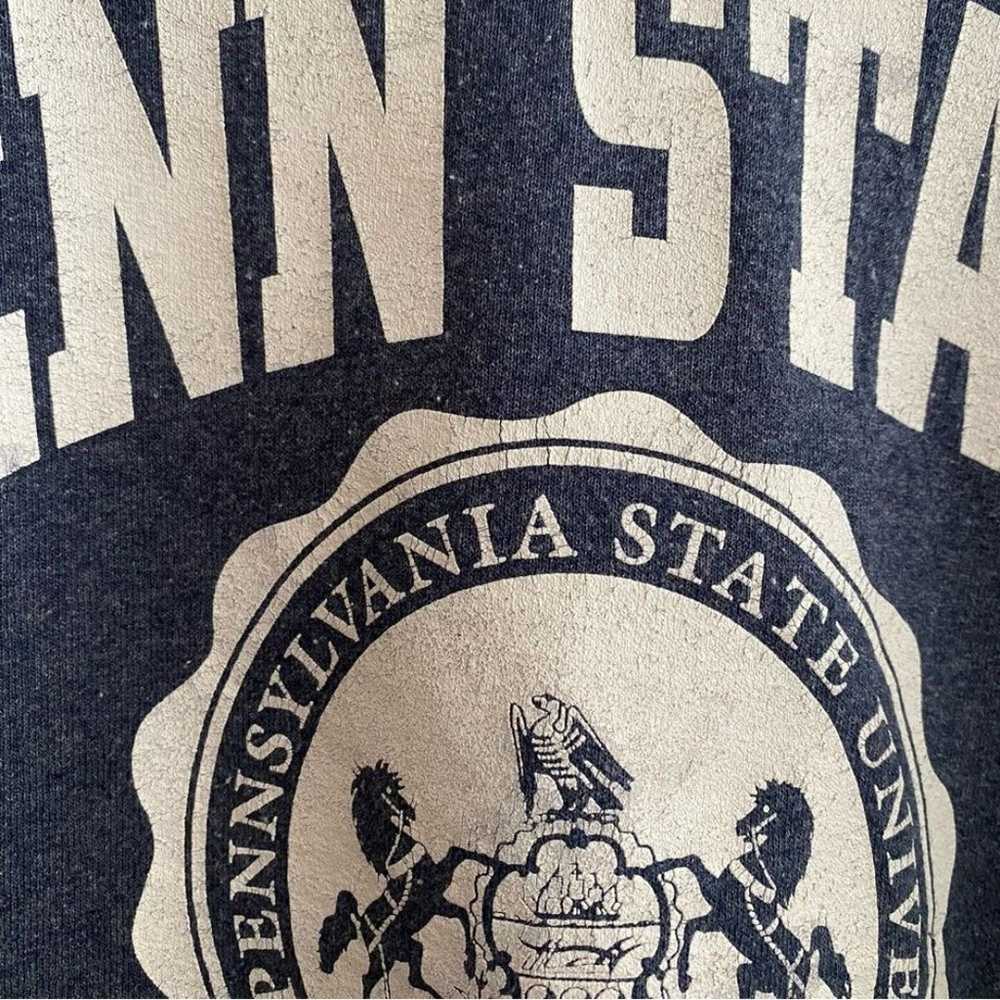 Vintage Penn State University Blue Crewneck Sweat… - image 8