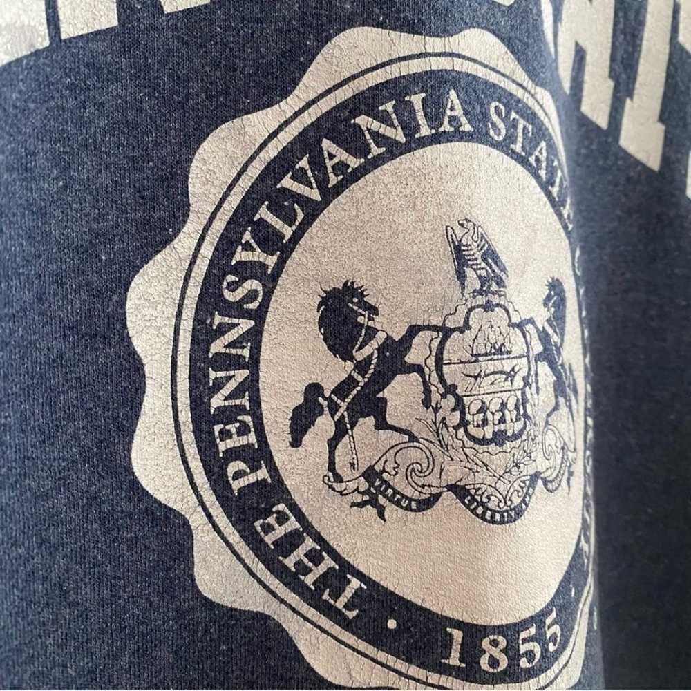 Vintage Penn State University Blue Crewneck Sweat… - image 9