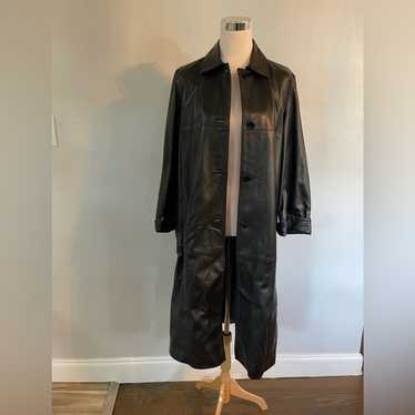 Leather trench coat yohji yamamoto - Gem