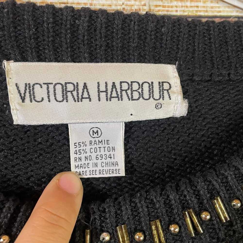 Victoria Harbour vintage knit sequin beads pullov… - image 2