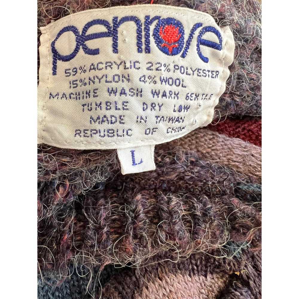 Vintage 70s Penrose Amazing Textured Fuzzy Puff S… - image 5