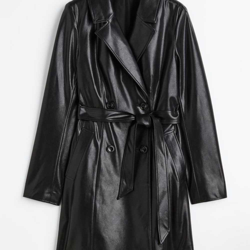 H&M Leather coat - image 1