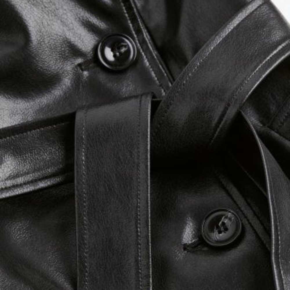 H&M Leather coat - image 2