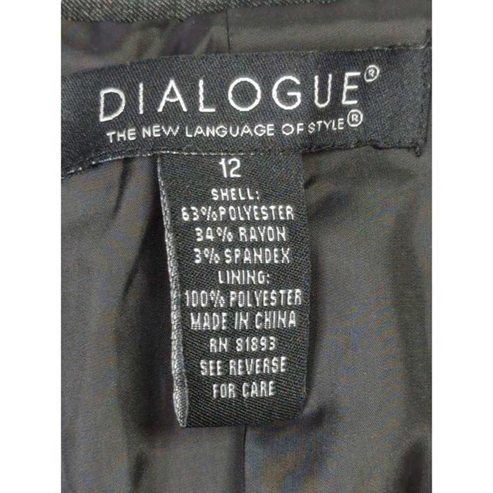Vintage Dialogue Womens Zip Front Jacket Fully Li… - image 3