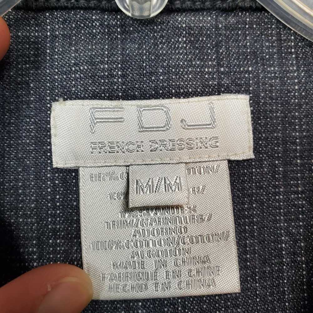 FDJ French Dressing Jenas Denim Zipper Front Clos… - image 3
