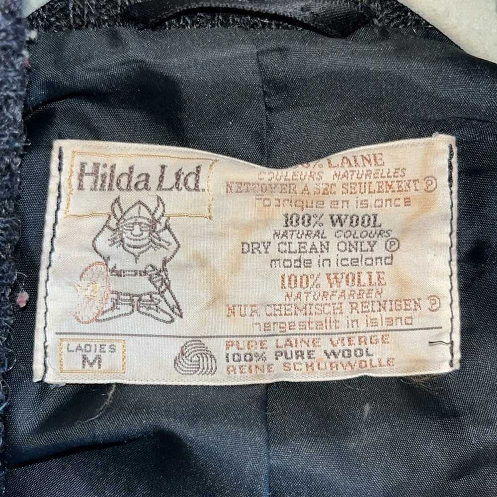 Vintage Hilda Ltd 100% Icelandic Long Wool Oversi… - image 7