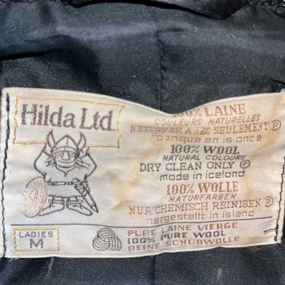 Vintage Hilda Ltd 100% Icelandic Long Wool Oversi… - image 8
