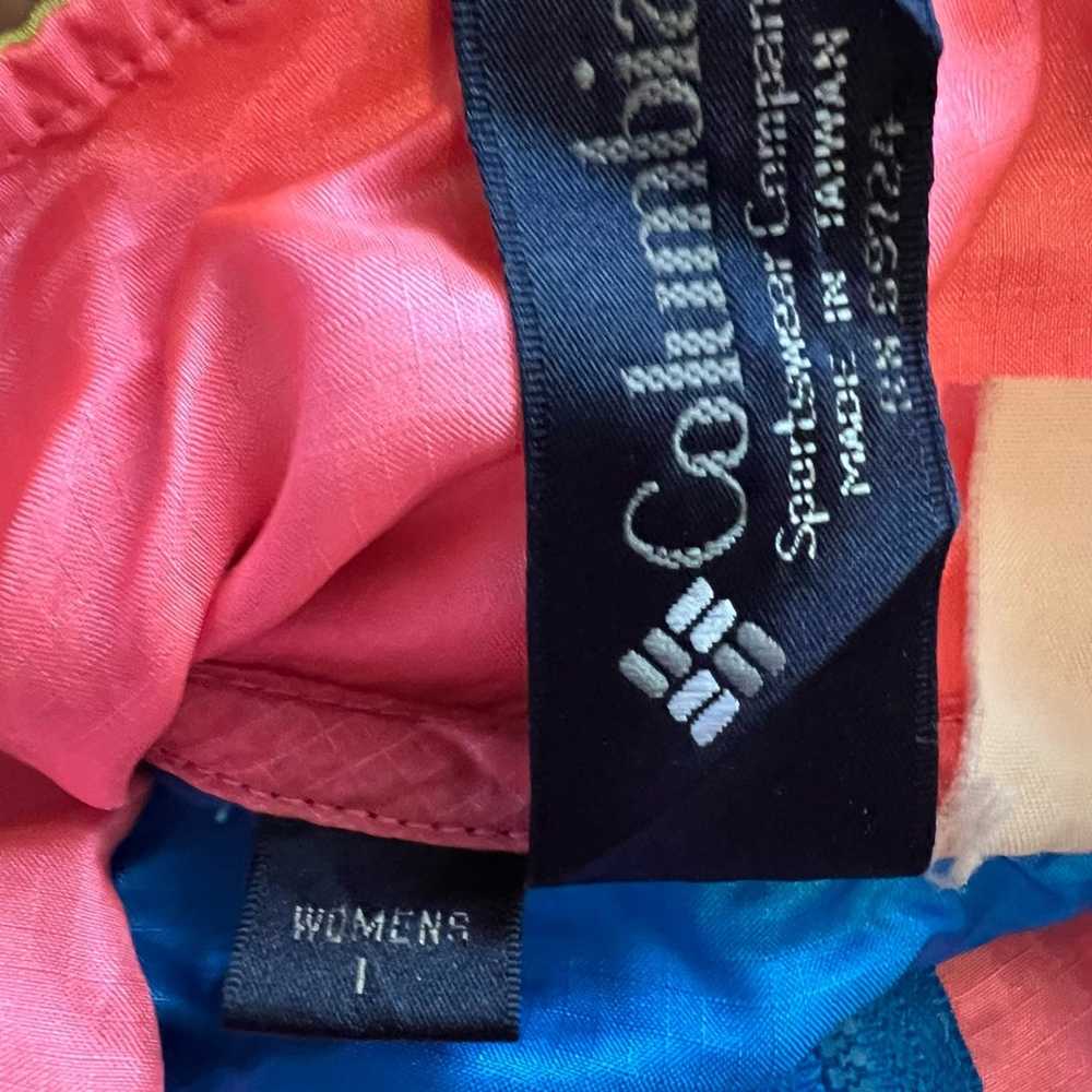Columbia Jacket Womens Large Vintage Neon 90s Win… - image 4