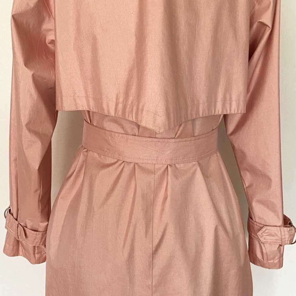 Vintage Pink Trench Coat *Size 14* WORTHINGTON Be… - image 3