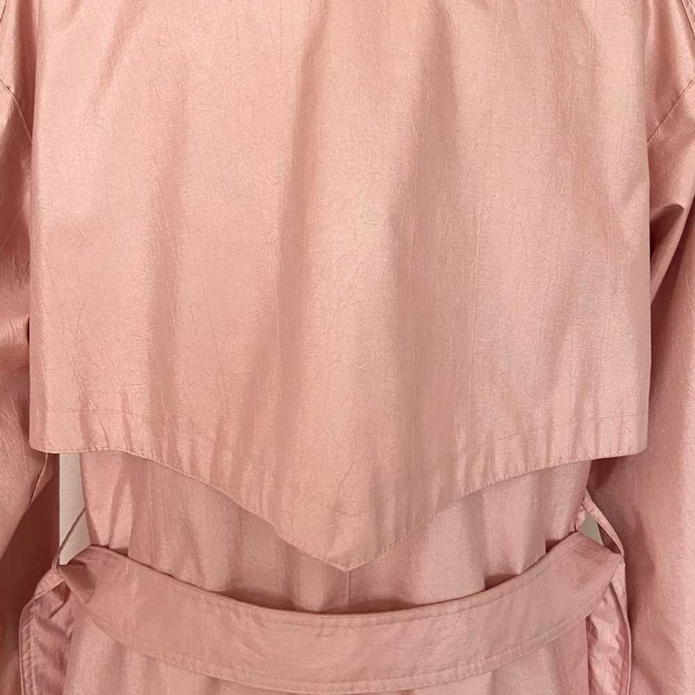 Vintage Pink Trench Coat *Size 14* WORTHINGTON Be… - image 8