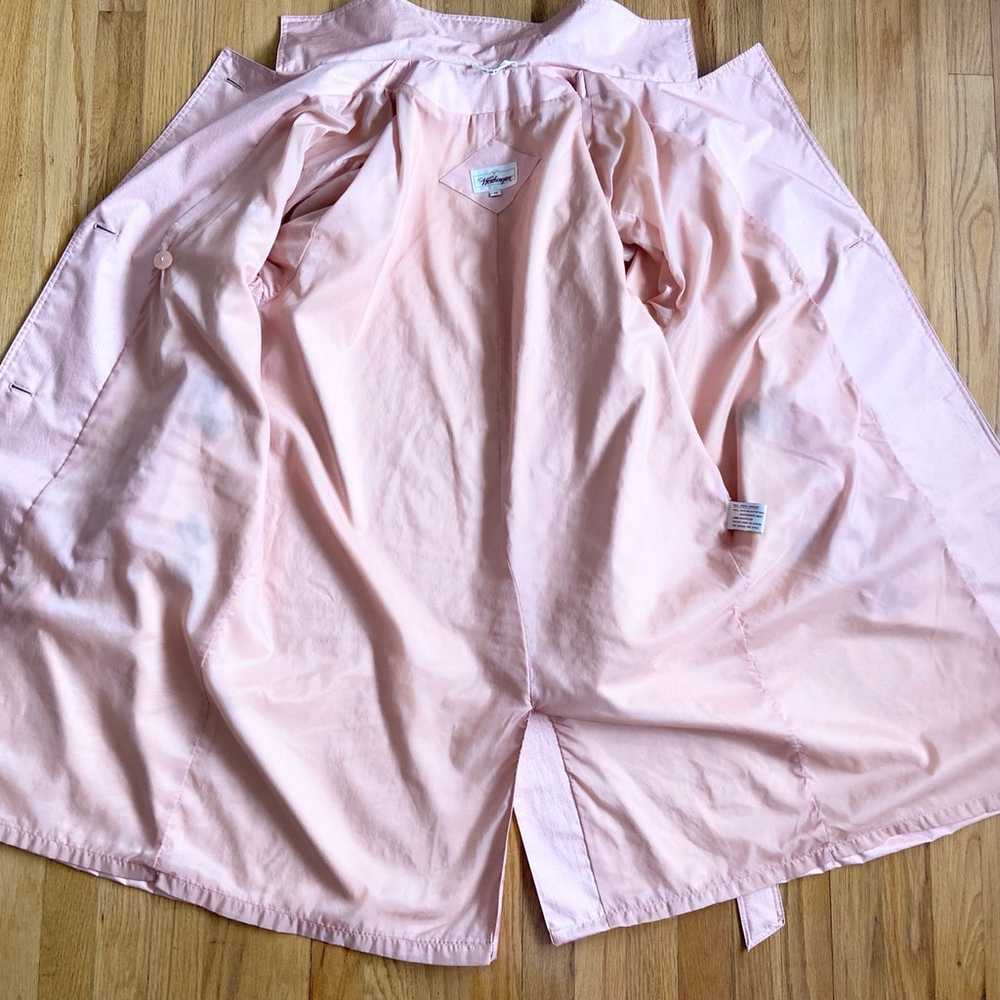 Vintage Pink Trench Coat *Size 14* WORTHINGTON Be… - image 9