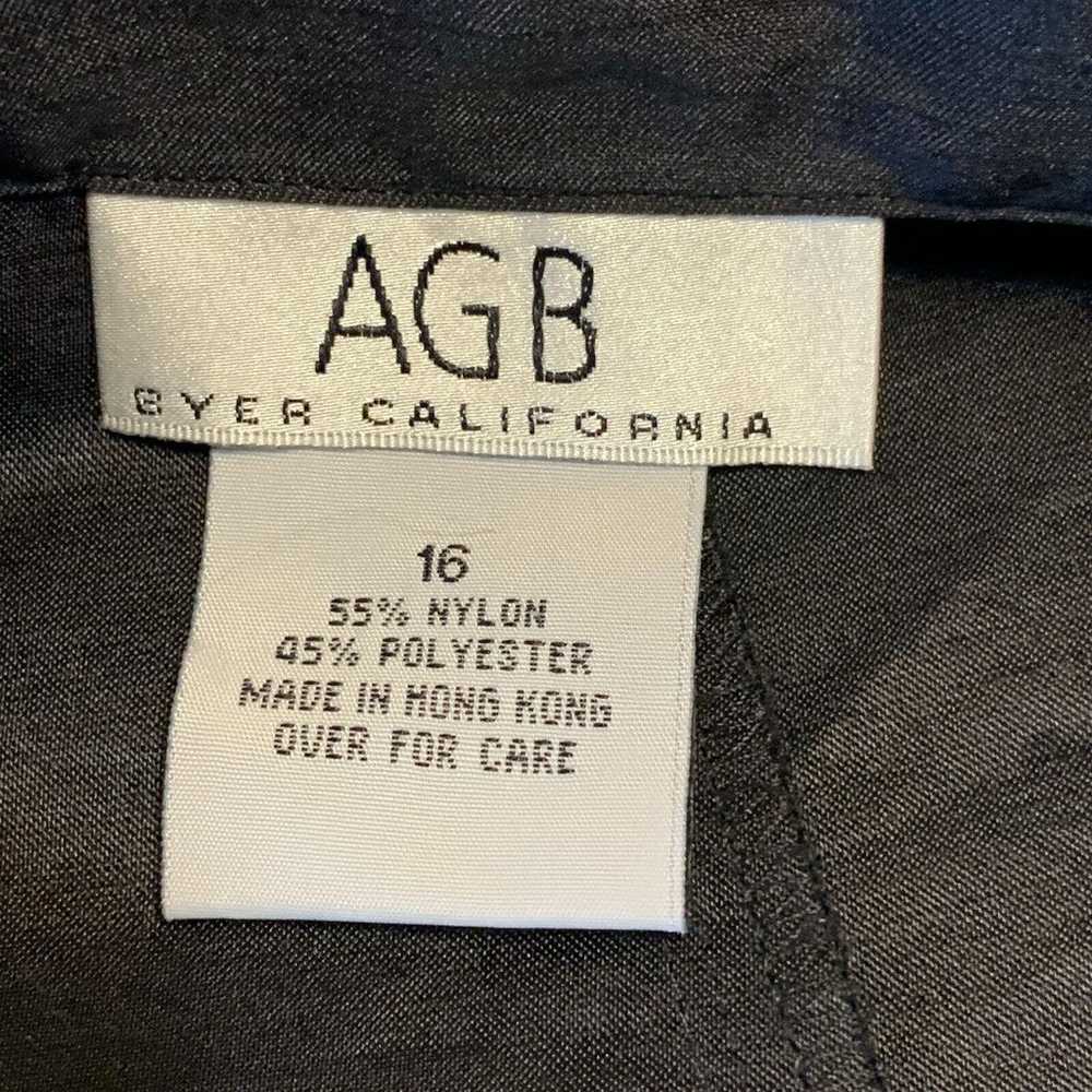 AGB Byer California Size 16 Overcoat Formal Midi … - image 3