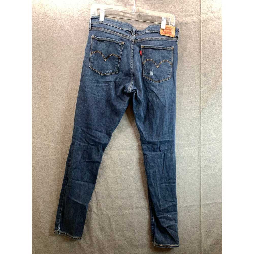 Levi's 711 Skinny Jeans Women Size 32 Blue Denim … - image 2