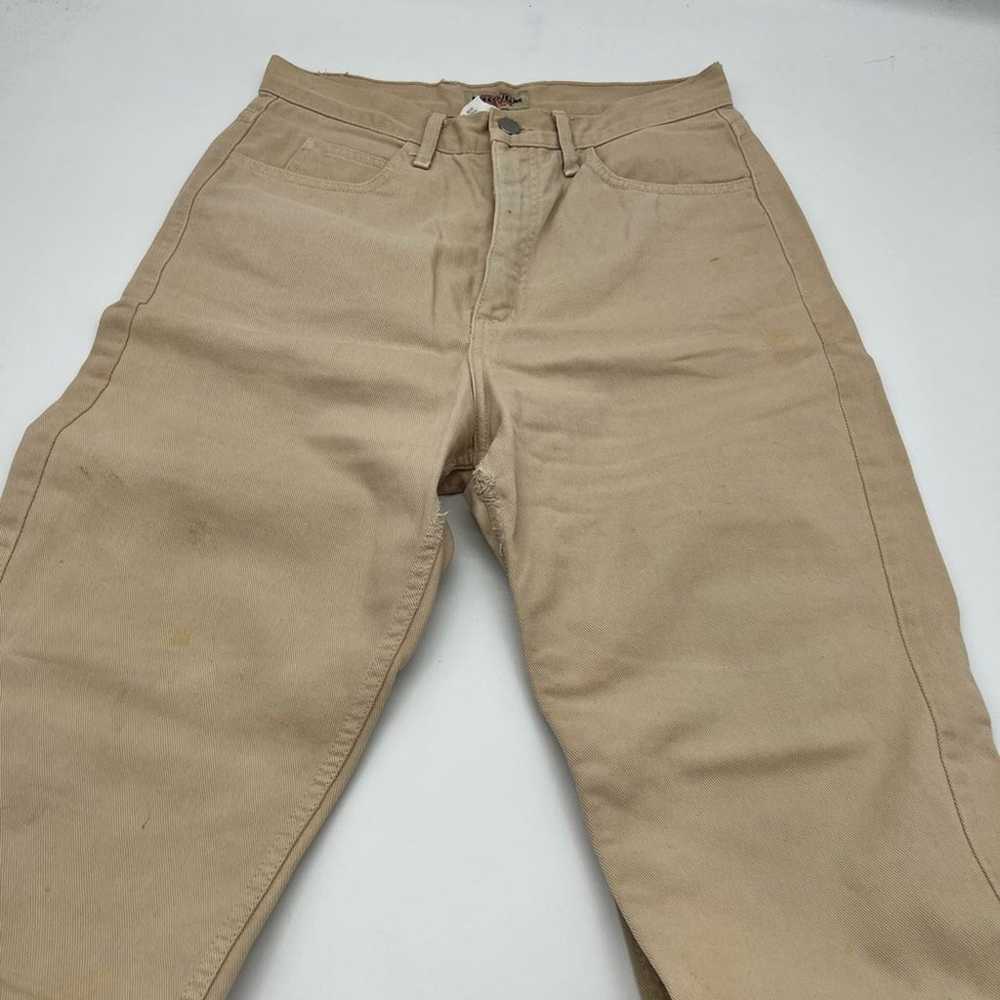 VTG American Tradition Tan High Waist Jeans - image 2
