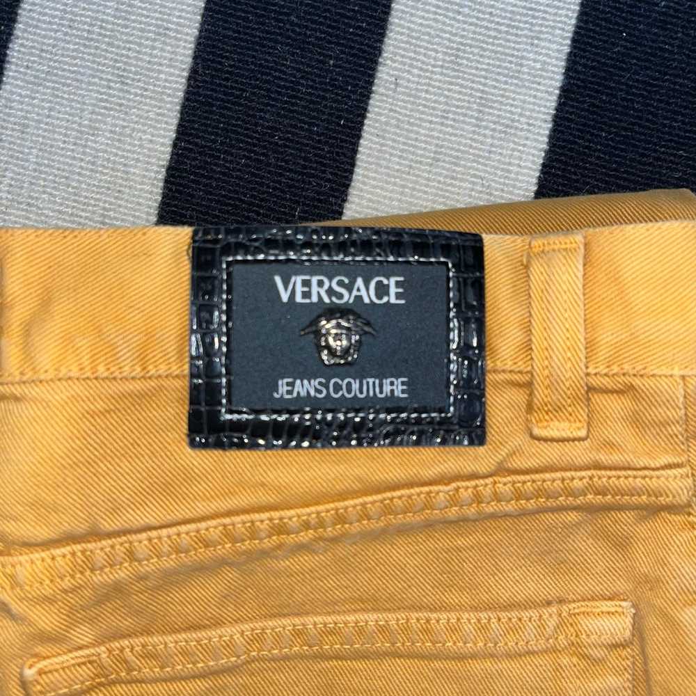 Vintage Versace Mustard Yellow Jeans - image 2