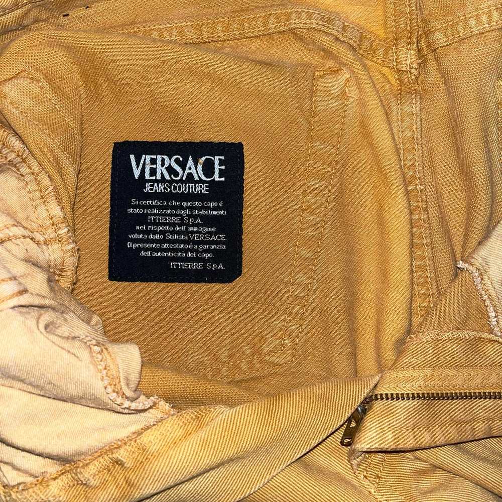 Vintage Versace Mustard Yellow Jeans - image 3