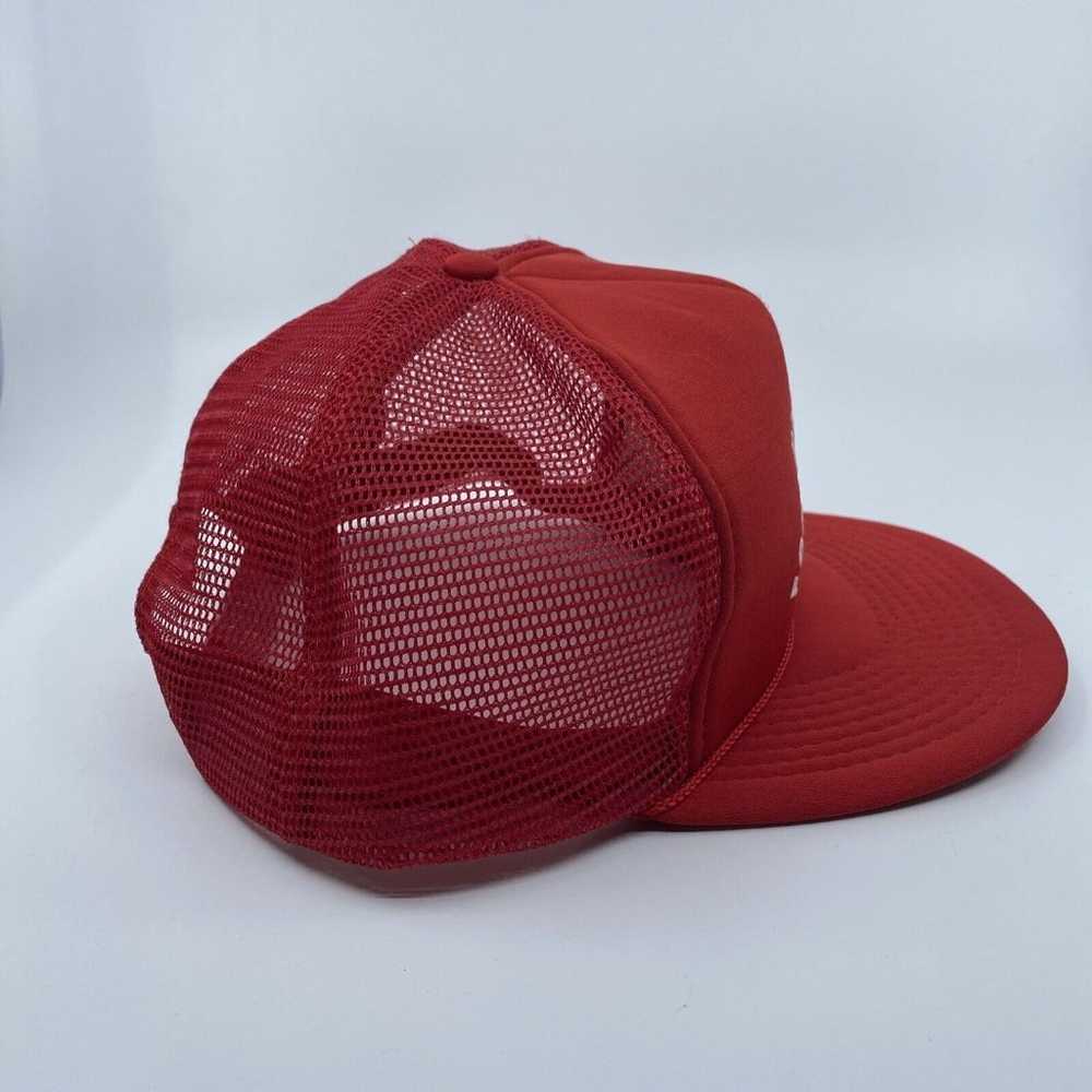 Vtg Harrison Ford Mercury Red Snapback Hat Cap We… - image 2