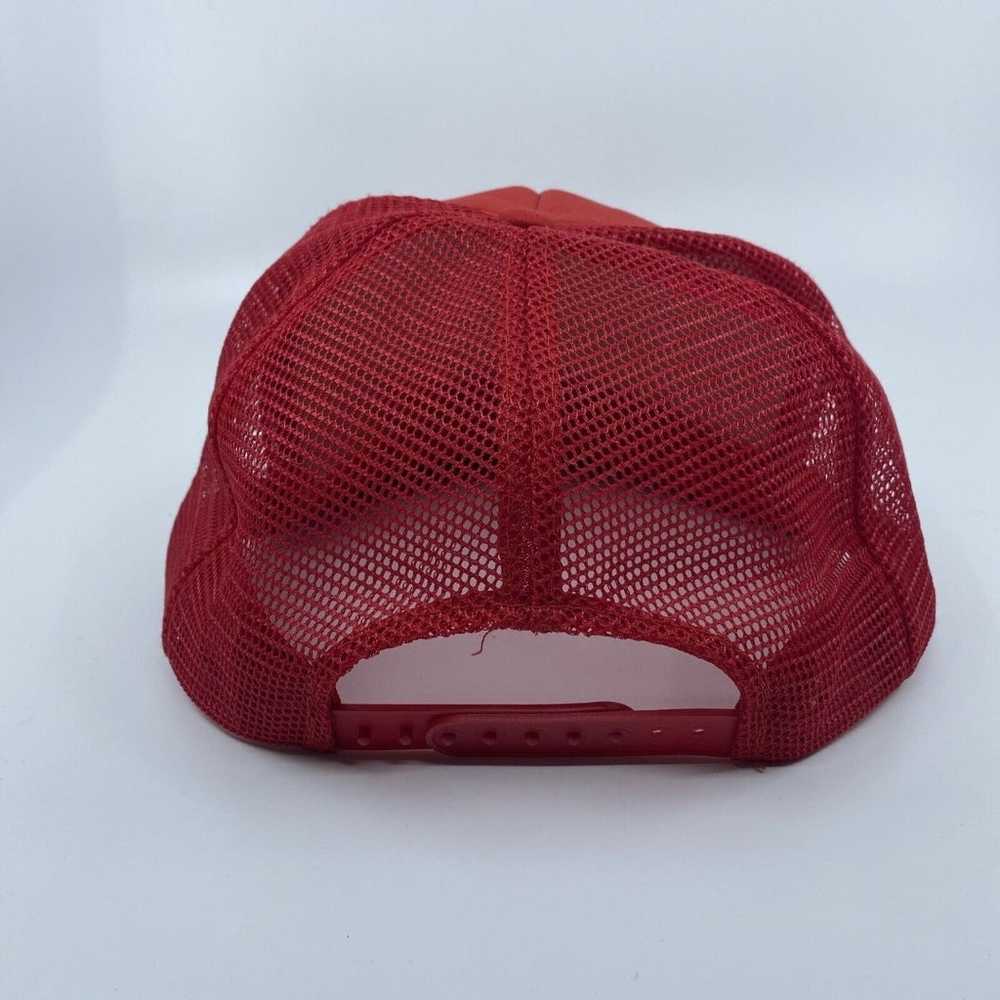 Vtg Harrison Ford Mercury Red Snapback Hat Cap We… - image 3