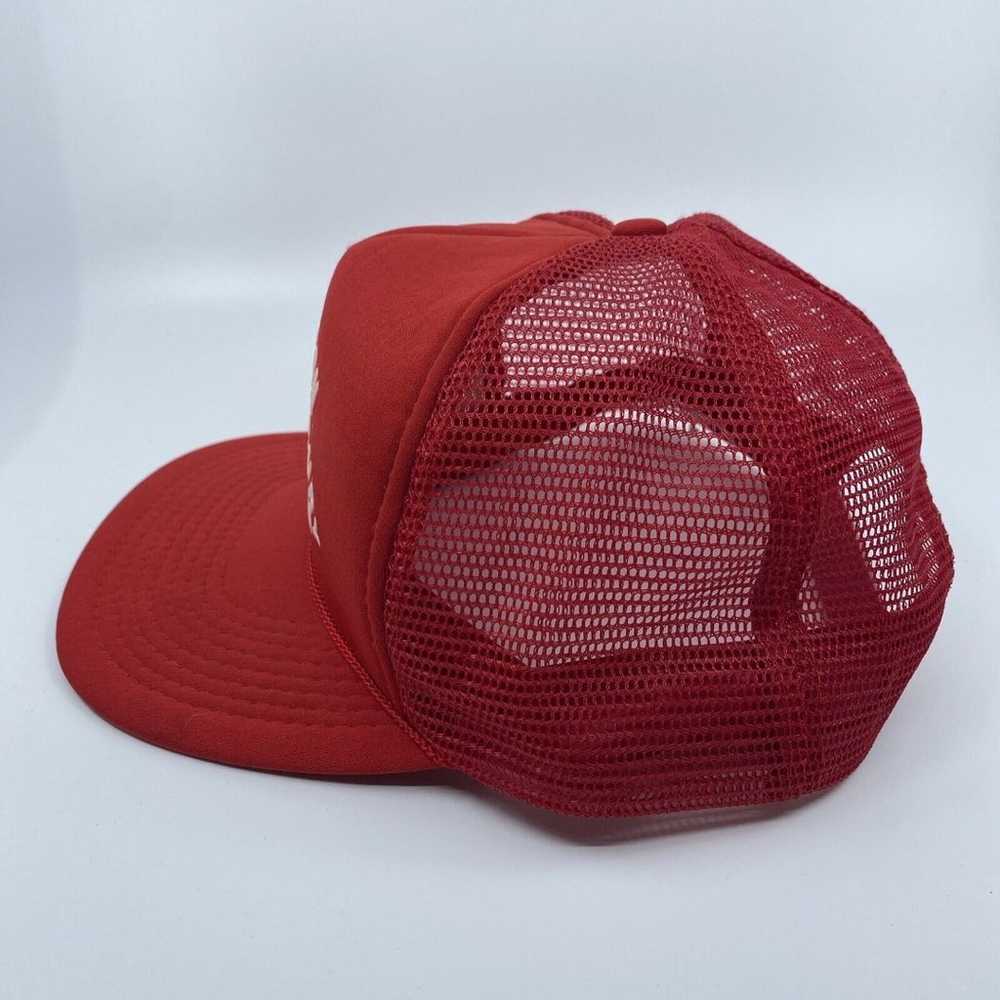 Vtg Harrison Ford Mercury Red Snapback Hat Cap We… - image 4