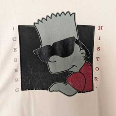 ICEBERG 90s SIMPSONS BART STARKER着用 Vintage 90s Ice Iceberg History Bart Simpson Sweater