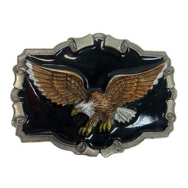 1980's Bald Eagle Belt Buckle by The Great Americ… - image 1