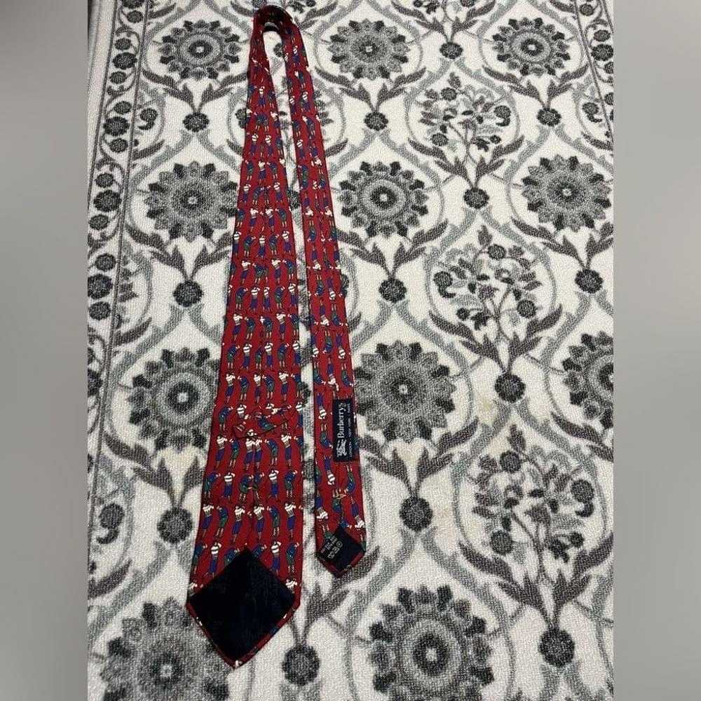 BURBERRY Silk Tie With‎ Bridle Pattern - image 1