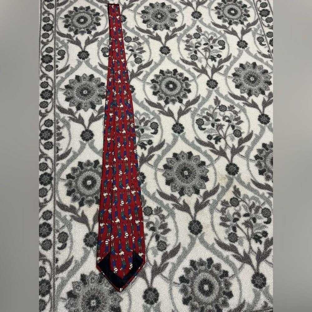 BURBERRY Silk Tie With‎ Bridle Pattern - image 5