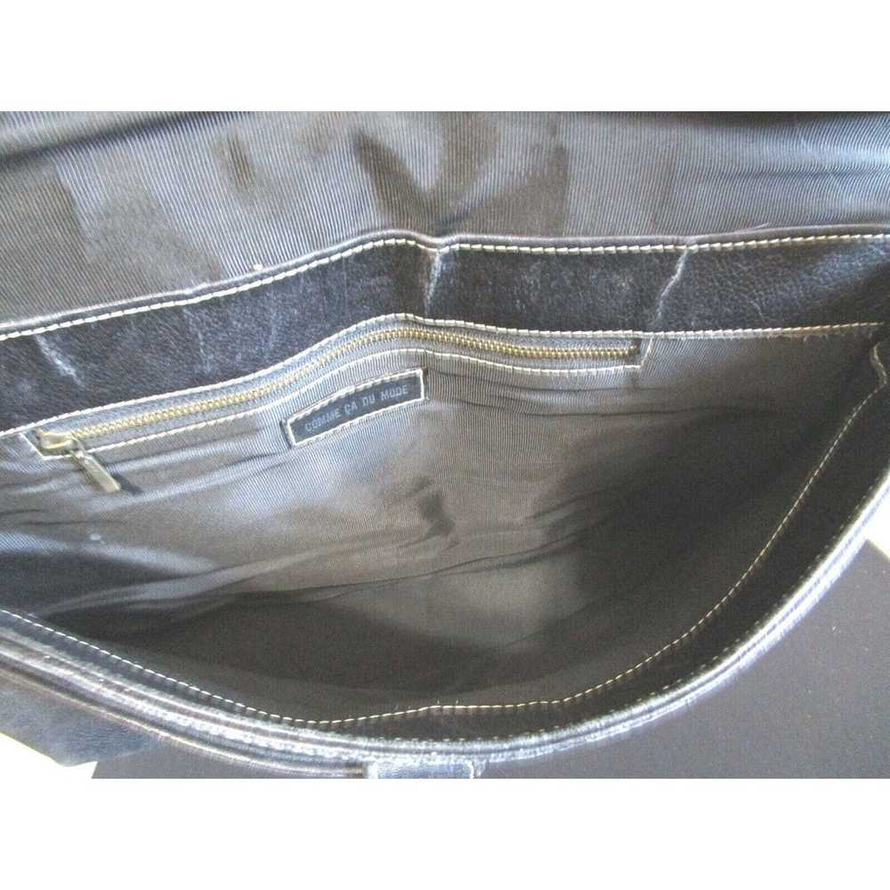 Vintage Comme Ca Du Mode Black Leather Unisex Cro… - image 11