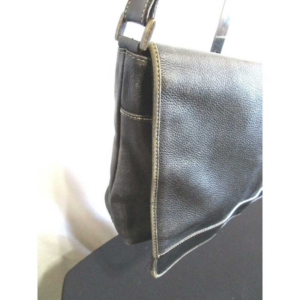 Vintage Comme Ca Du Mode Black Leather Unisex Cro… - image 4