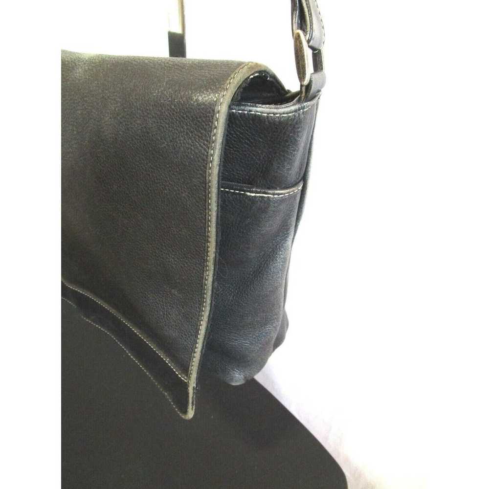 Vintage Comme Ca Du Mode Black Leather Unisex Cro… - image 5