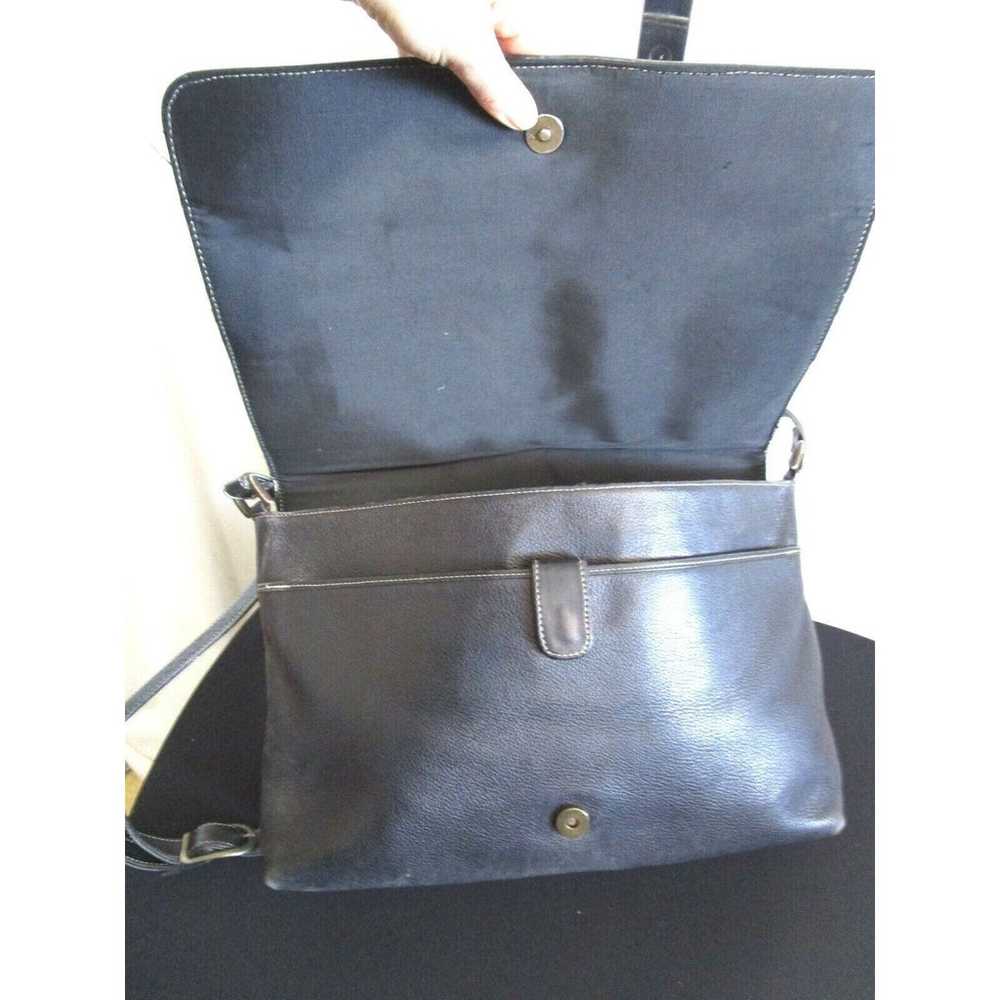 Vintage Comme Ca Du Mode Black Leather Unisex Cro… - image 9