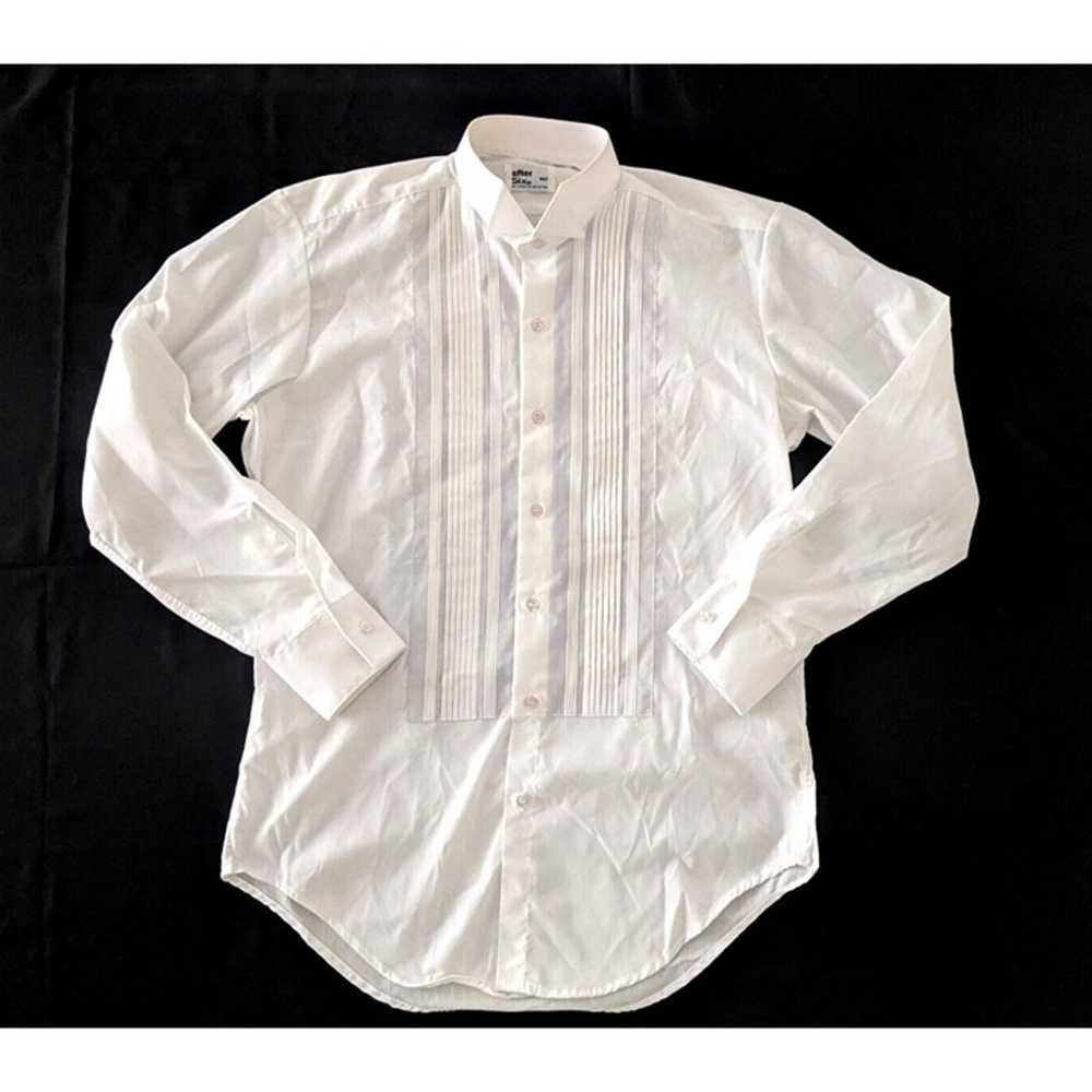 Vintage After Six Wing Collar Tuxedo Shirt Men's … - image 1