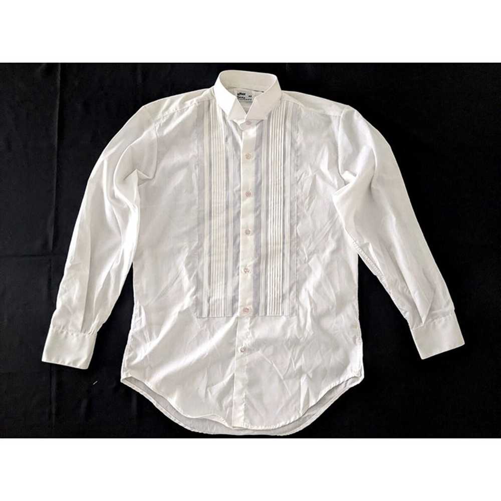 Vintage After Six Wing Collar Tuxedo Shirt Men's … - image 2