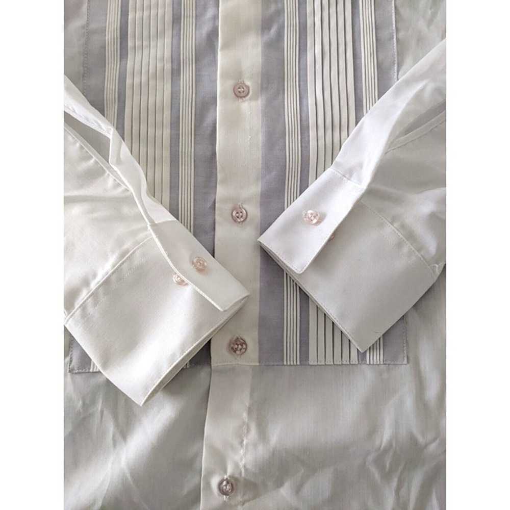 Vintage After Six Wing Collar Tuxedo Shirt Men's … - image 8