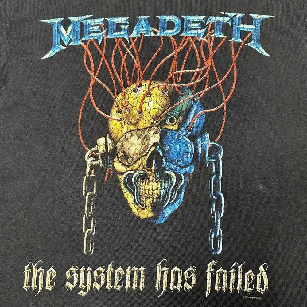 Anvil Megadeth 2009 The System Has Failed Graphic… - image 3