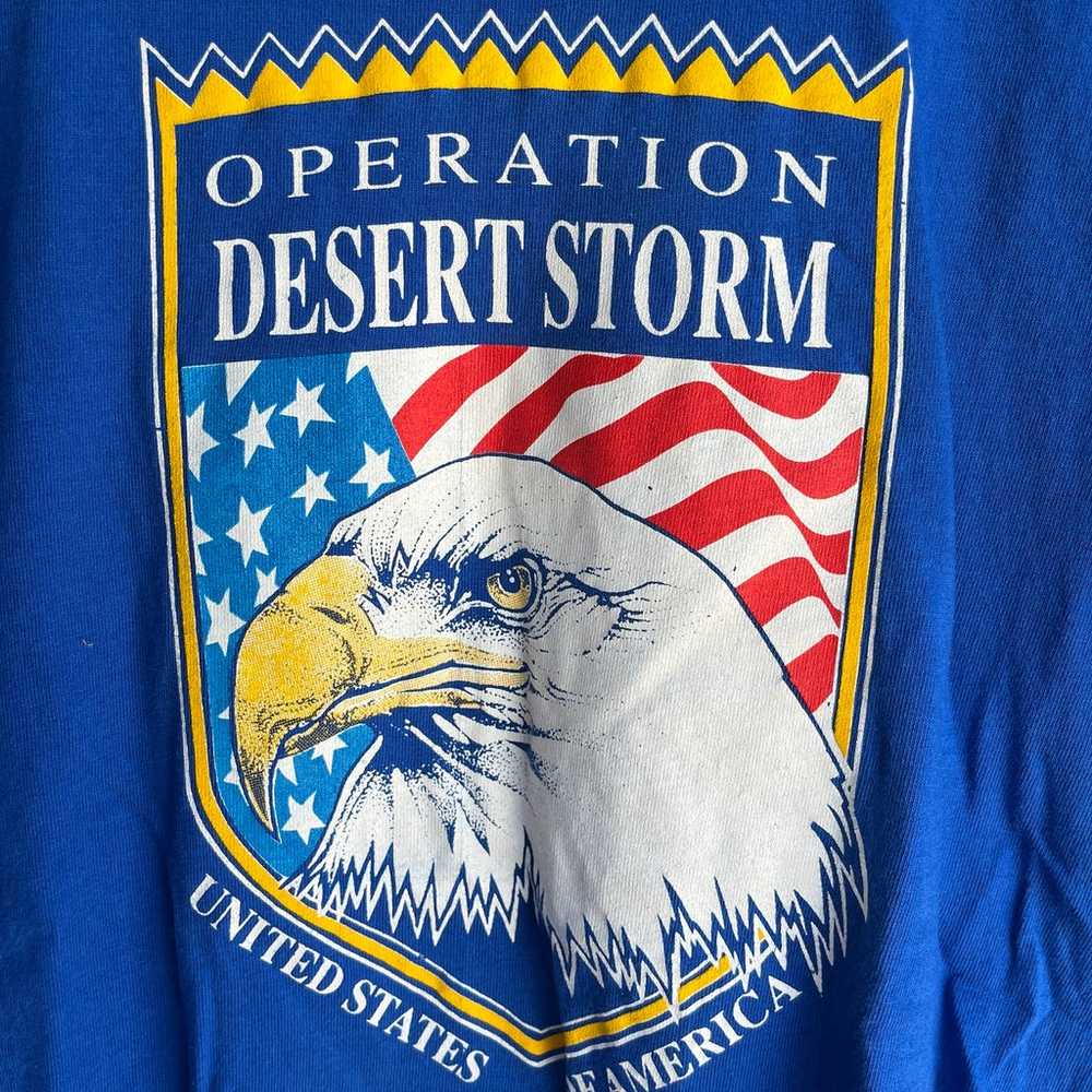 Vintage Operation Desert Storm T Shirt - image 5
