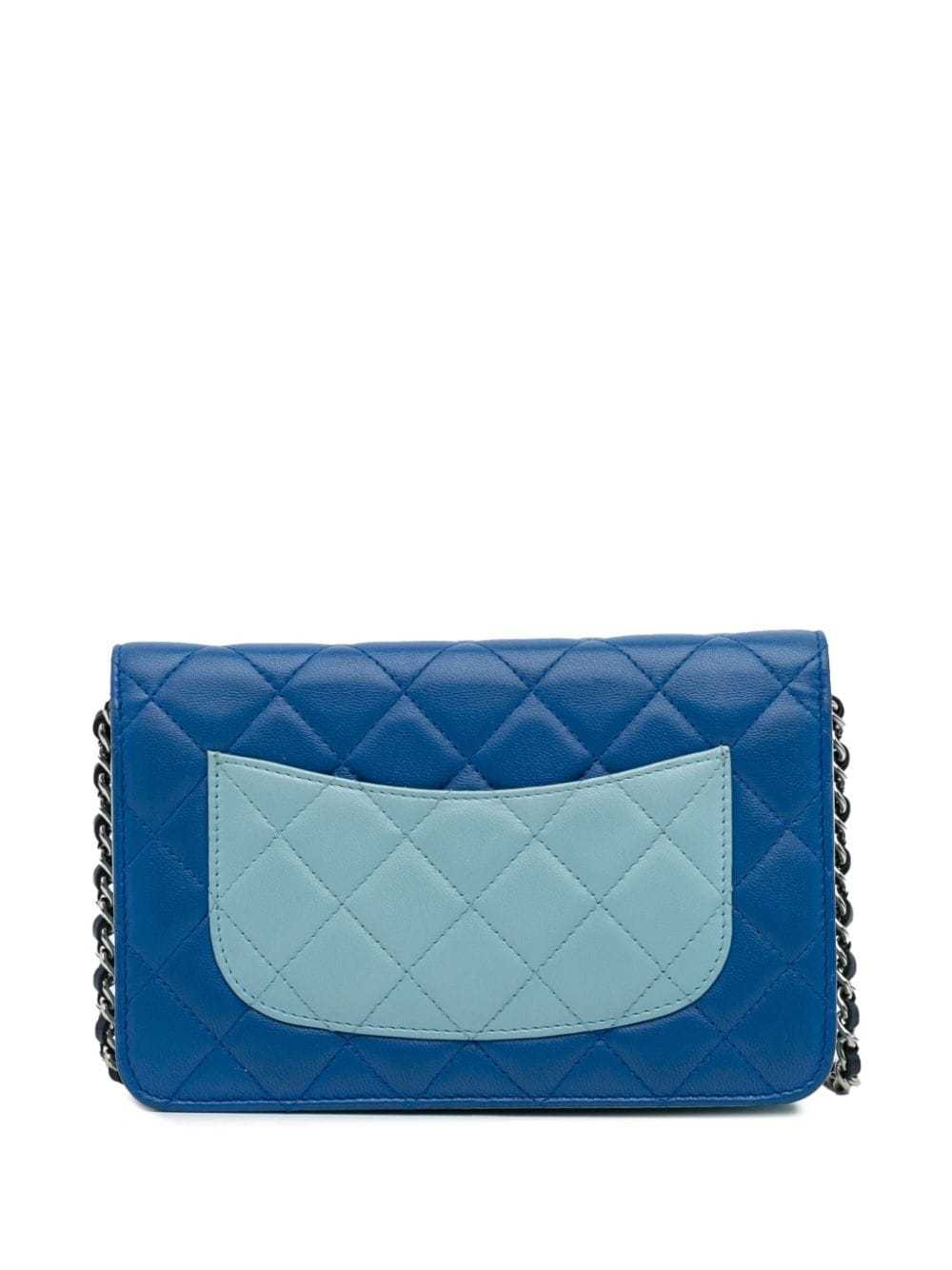 CHANEL Pre-Owned 2016 tricolour wallet-on-chain -… - image 2