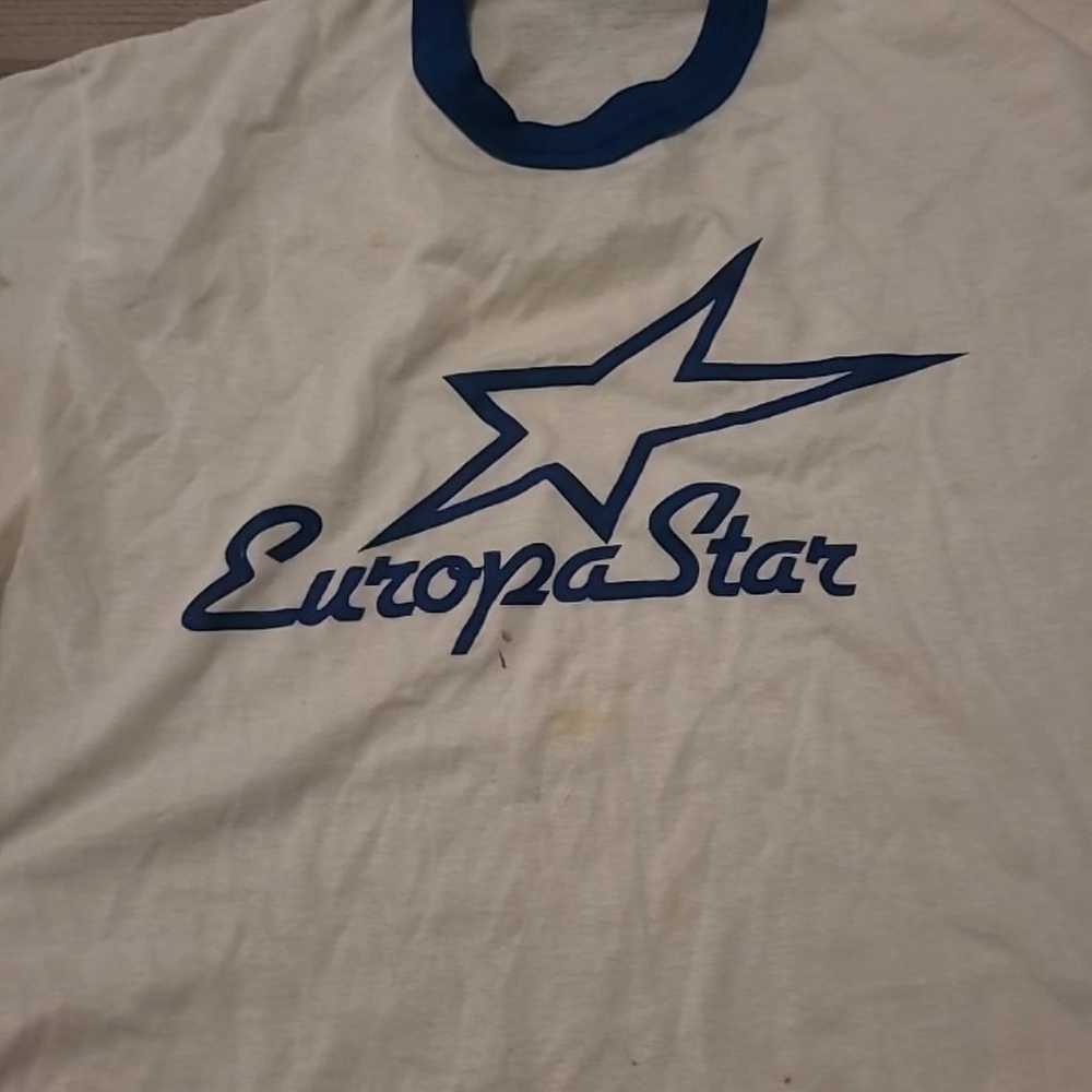 Vintage T-shirt Europa Star Europastar USA XL 80s - image 2