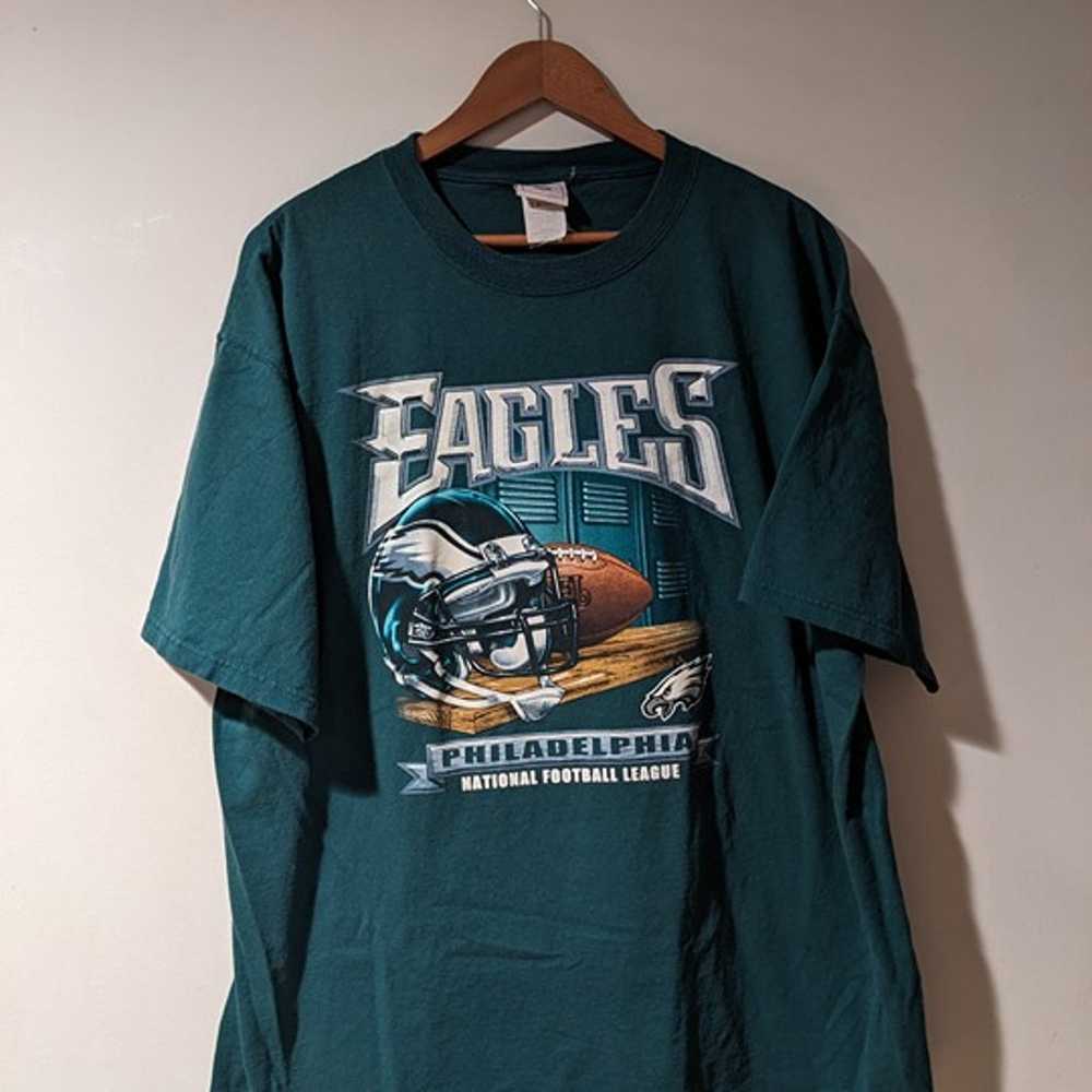 Vintage Y2K Philadelphia Eagles NFL Football Gree… - image 1