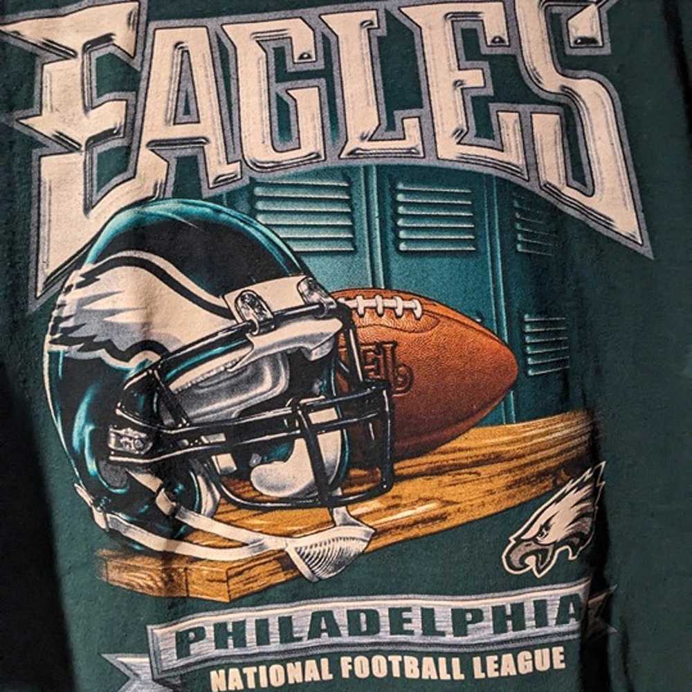 Vintage Y2K Philadelphia Eagles NFL Football Gree… - image 2