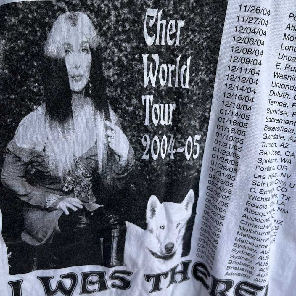 Vintage Cher Concert/Tour Shirt - image 4
