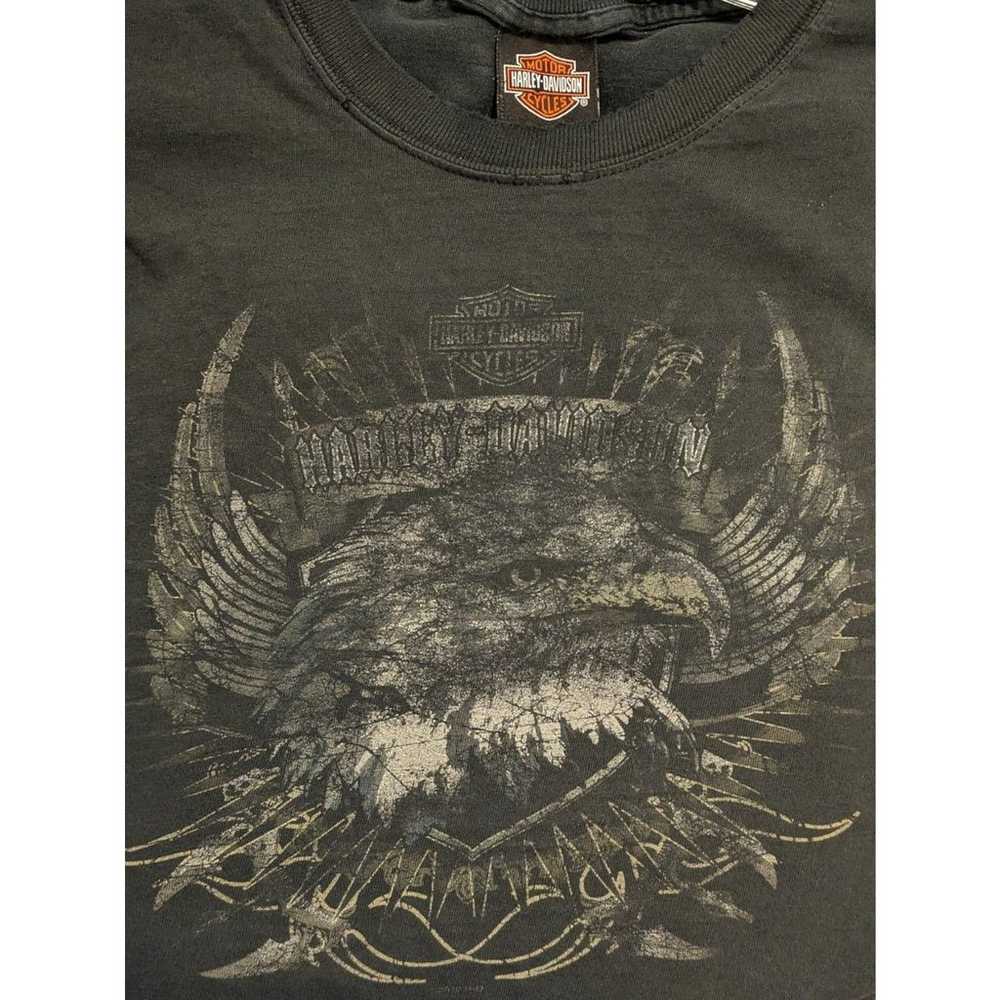 Vintage Harley Davidson Bald Eagle Faded T-shirt … - image 5