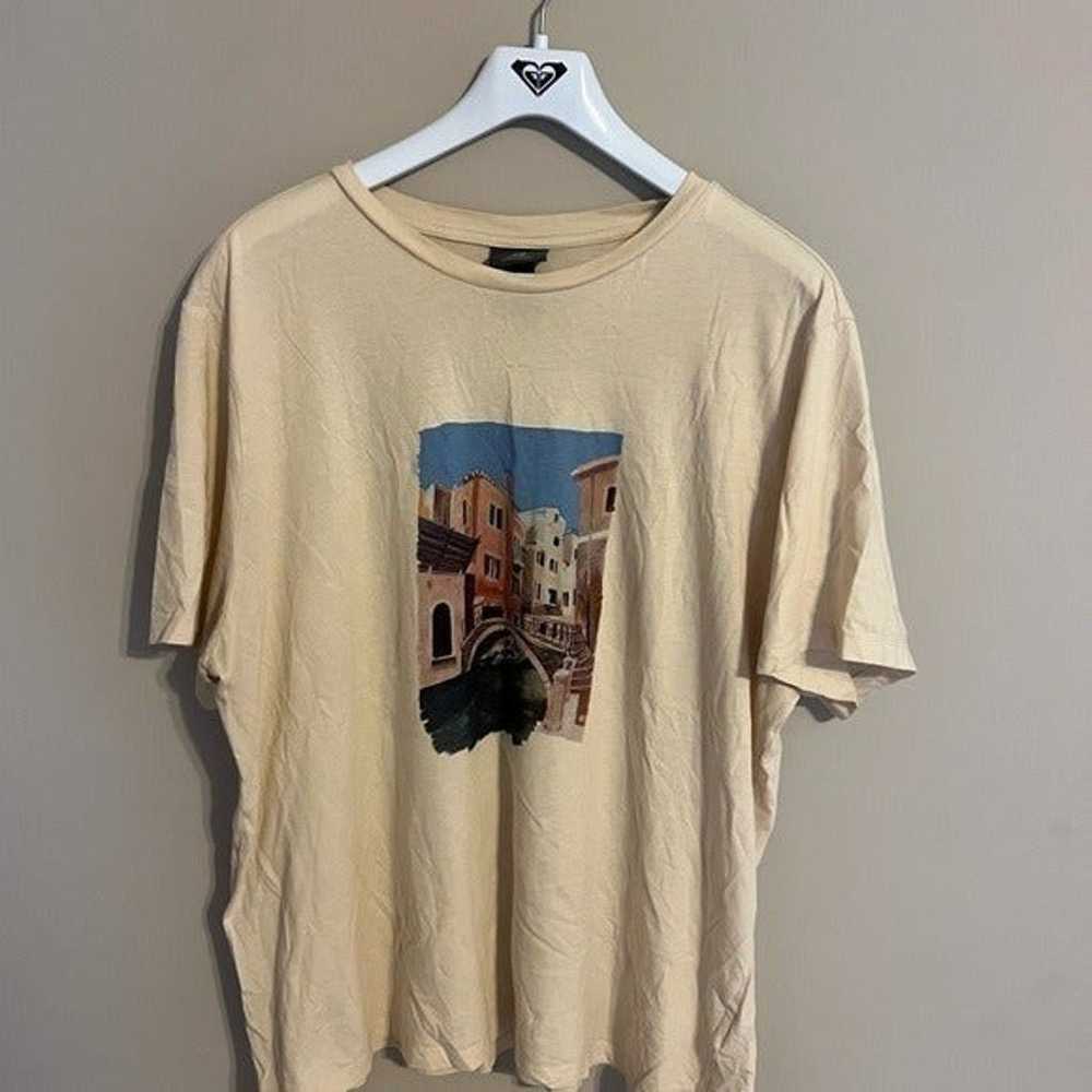 H&M Faded Yellow Venice Italy Graphic Tee Size XX… - image 1