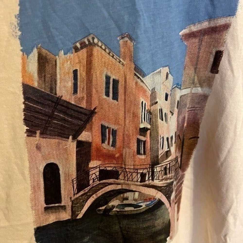 H&M Faded Yellow Venice Italy Graphic Tee Size XX… - image 4