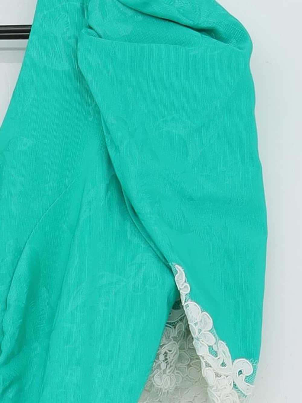 Vintage Alfred Angelo Women's Midi Dress L Green … - image 7