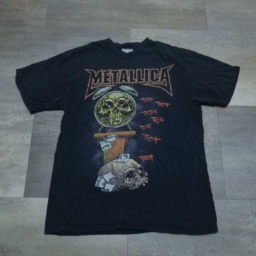 Metallica VTG Hanes Shirt Medium - image 1