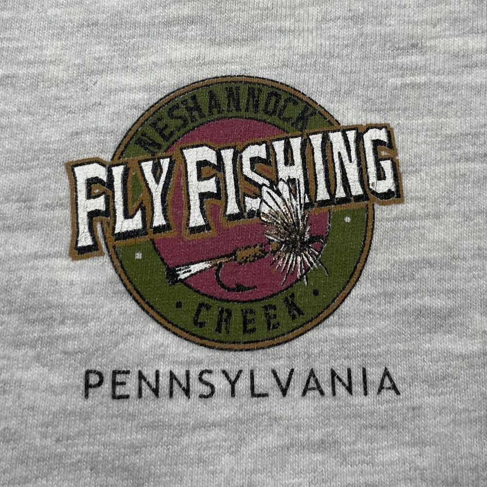 Vintage 90s Fly Fishing / Hunting Pennsylvania  T… - image 2