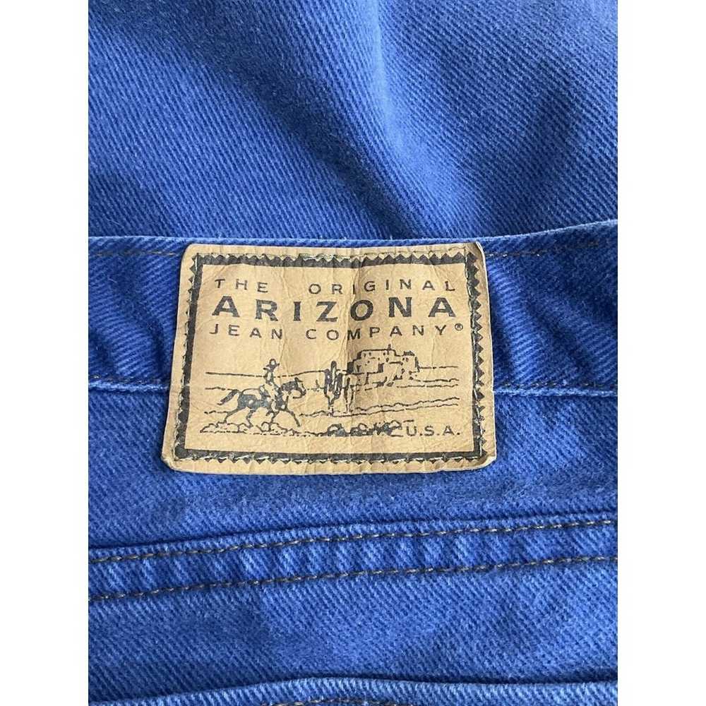 VTG Arizona Mens Denim Jean Shorts 54 Blue 10 Inc… - image 3