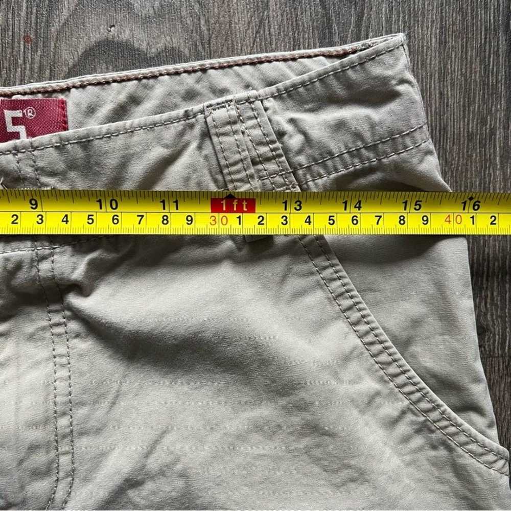 Vintage 90s Levi's Khaki Tan Beige Cargo Shorts M… - image 7